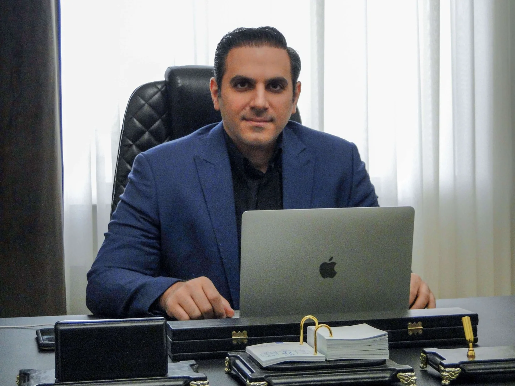 Dr. Jason Shahdost in his coaching office